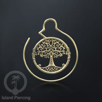 Perhiasan Tindik Kuningan cocok lubang Kecil dan model Tengkorang Ear Gauge, Skull Brass Ear Weight