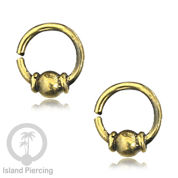 Septum piercing dan Tindik anting kuningan, Daith, Tragus dan Helix Piercing