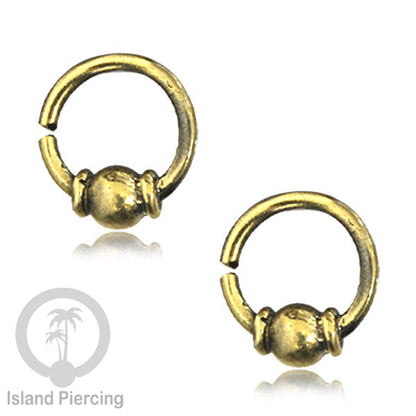 Septum piercing dan Tindik anting kuningan, Daith, Tragus dan Helix Piercing