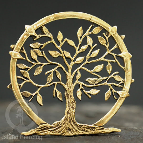 Perhiasan Tindik Kuningan unik Brass Body Piercing Ear-weight