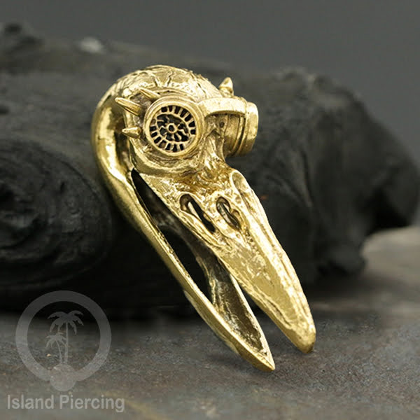 Perhiasan Tindik Kuningan unik Brass Body Piercing Ear-weight