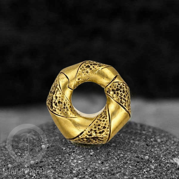 Brass Body Piercing Ear-weight Perhiasan Tindik Kuningan Ear clicker