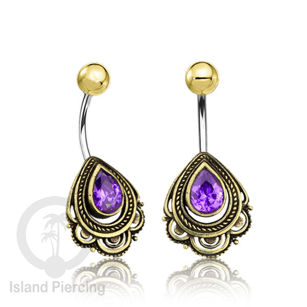 Anting Pusar/Navel Bar Piercing Jewelry