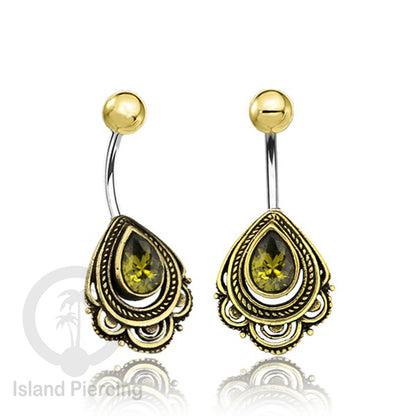 Anting Pusar/Navel Bar Piercing Jewelry