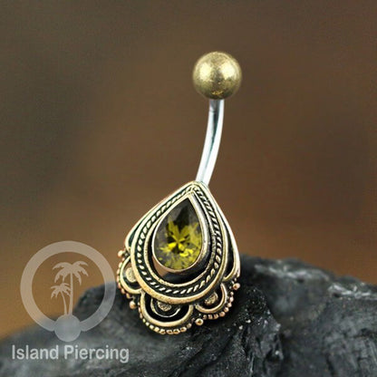 Anting Pusar/Navel Bar Piercing Jewelry