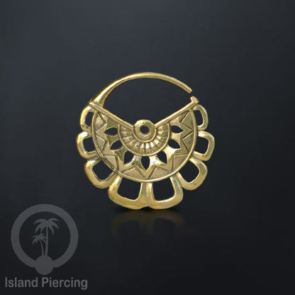 Anting Tindik Kuningan, Trbal Brass jewelry, cocok untuk semua ukuran lubang telinga