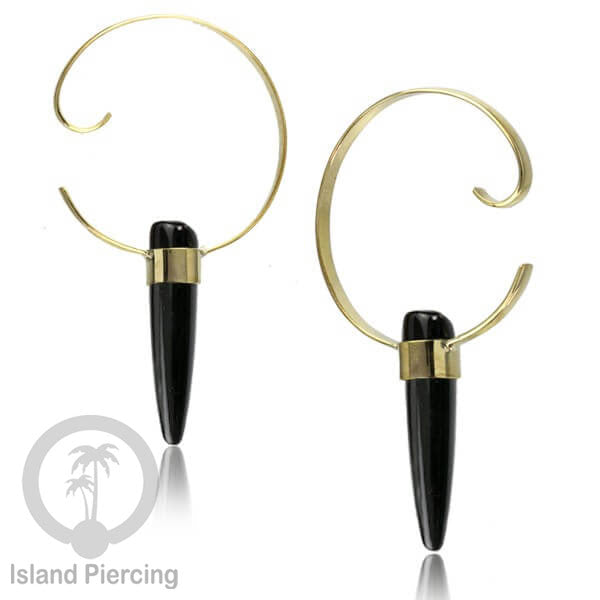 Tindik Kuningan dengan Kristal &amp; Batu, Brass Kristal Body Jewelry