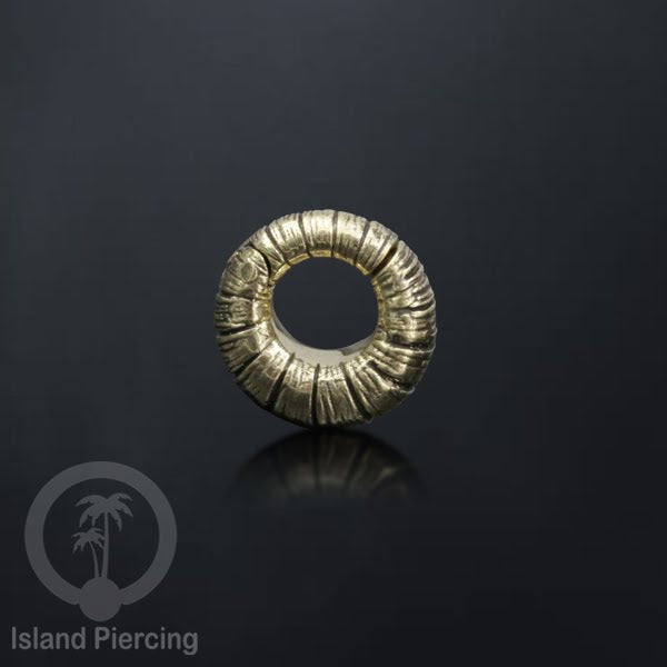 Tindik Kuningan Ear-Clicker Kecil dengan sistem kunci Magnetik, small size Brass Clickers