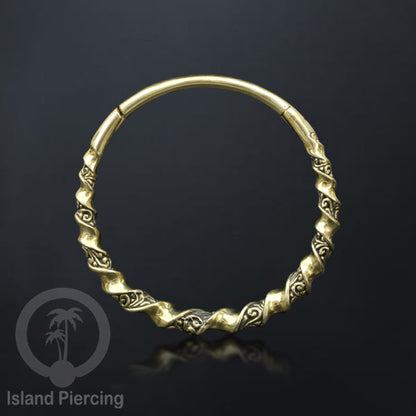 Koleksi Anting Tindik Kuningan uatan tangan di Bali Hand made Brass Body Jewelry