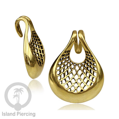 Brass Body Piercing Expander, Tindik Lubang Kuping Besar, Perhiasan Tindik Kuningan