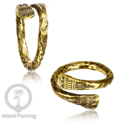 Cin-cin Kuningan motif Bali Brass finger Rings Bali style