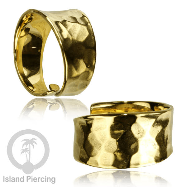 Cin-cin Kuningan motif etnik Brass finger Rings Ethnic style