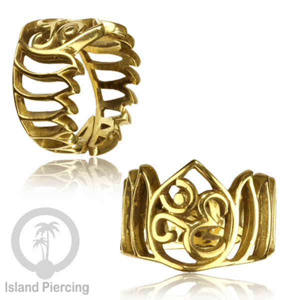 Cin-cin Kuningan motif Lotus, Mandala, Tree of Life Brass finger Rings