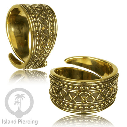 Cin-cin Kuningan motif Bali Brass finger Rings Bali style