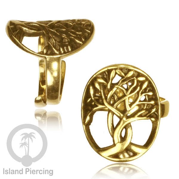 Cin-cin Kuningan motif Lotus, Mandala, Tree of Life Brass finger Rings