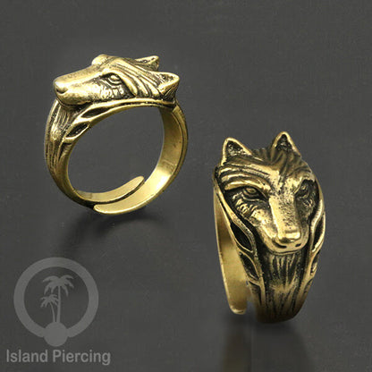 Cin-cin Kuningan motif Binatang dan Alami Brass Rings Animals and Nature style