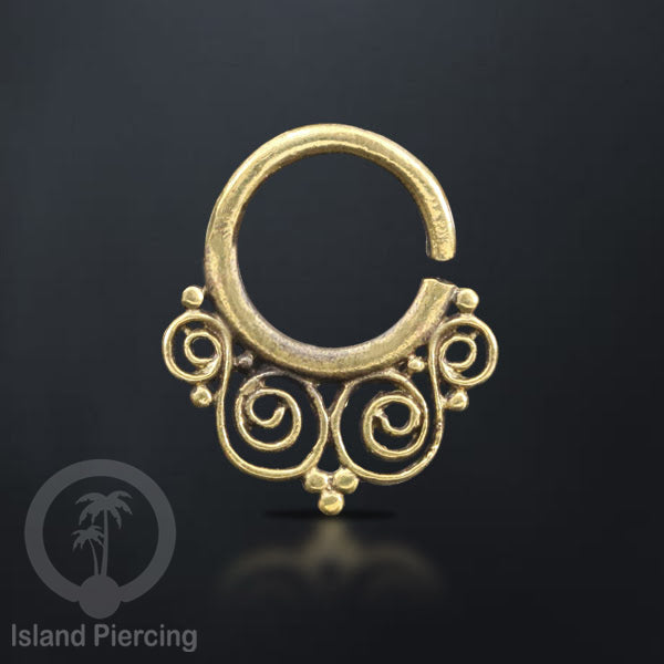 Septum Piercing dan Tindik anting Kuningan telinga Tragus dan Helix Piercing 1.6mm
