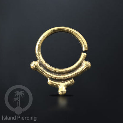 Septum Piercing dan Tindik anting Kuningan telinga Tragus dan Helix Piercing 1.0mm