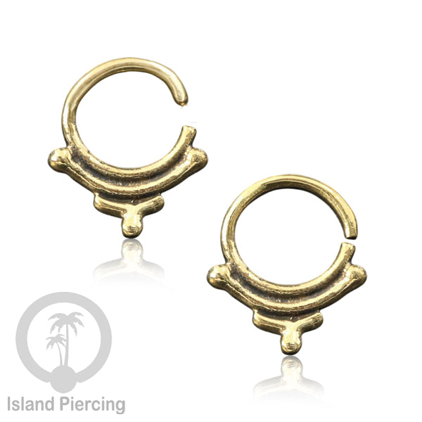 Septum Piercing dan Tindik anting Kuningan telinga Tragus dan Helix Piercing 1.0mm