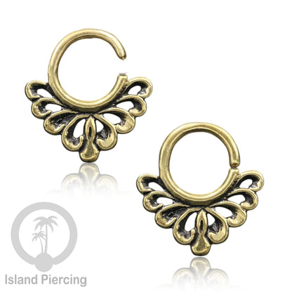 Septum Piercing dan Tindik anting Kuningan telinga Tragus dan Helix Piercing 1.6mm