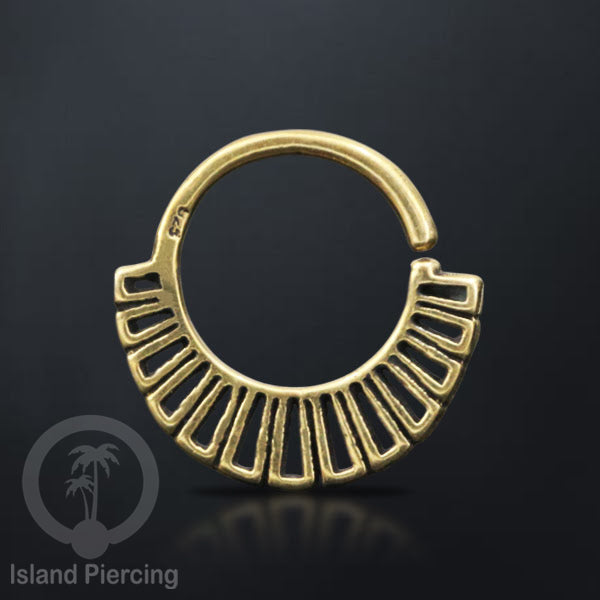 Septum Piercing dan Tindik anting Kuningan telinga Tragus dan Helix Piercing