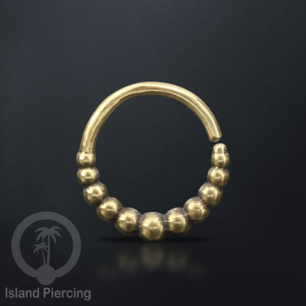 Septum Piercing dan Tindik anting Kuningan telinga Tragus dan Helix Piercing