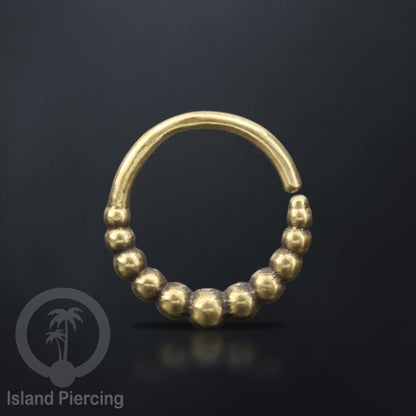 Septum Piercing dan Tindik anting Kuningan telinga Tragus dan Helix Piercing