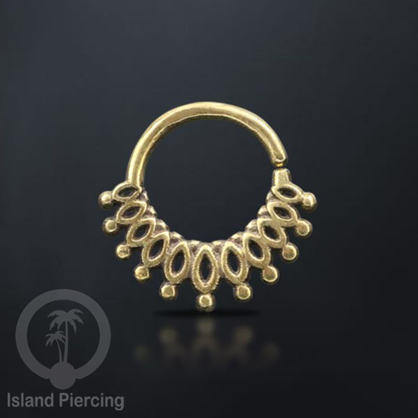 Septum Piercing dan Tindik anting Kuningan telinga Helix dan Tragus Piercing Istimewa