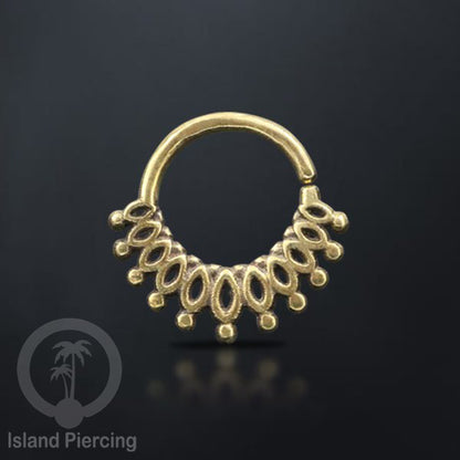 Septum Piercing dan Tindik anting Kuningan telinga Helix dan Tragus Piercing Istimewa