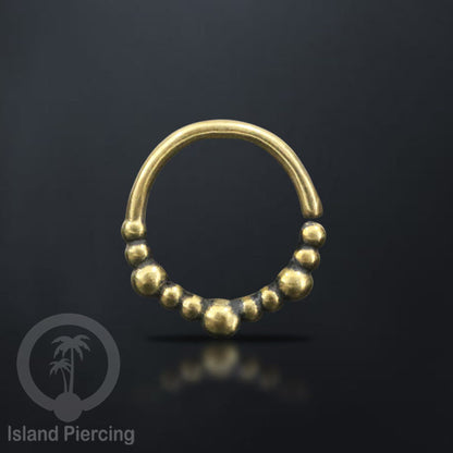 Septum Piercing dan Tindik anting Kuningan telinga Helix dan Tragus Piercing Istimewa