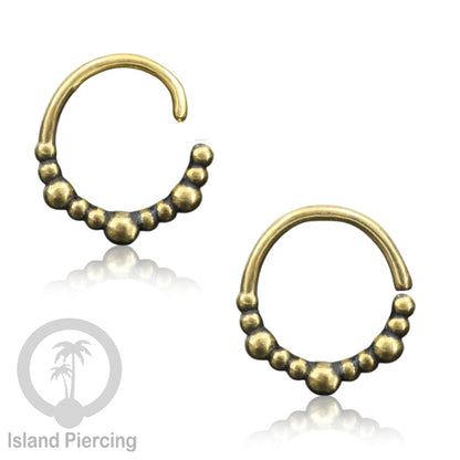 Septum Piercing dan Tindik anting Kuningan telinga Helix dan Tragus Piercing Istimewa