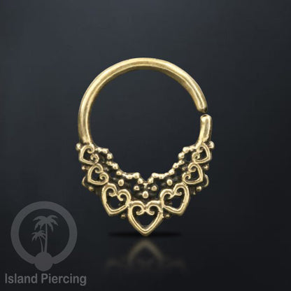 Septum Piercing dan Tindik anting Kuningan telinga Helix dan Tragus Piercing Istimewa