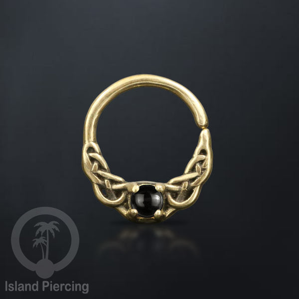Septum Piercing dan Tindik Kuningan Telinga Tragus dan Helix Piercing Batu dan Kristal