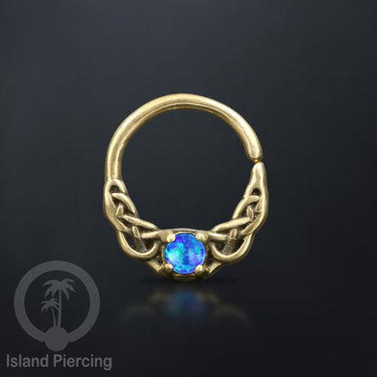 Septum Piercing dan Tindik Kuningan Telinga Tragus dan Helix Piercing Batu dan Kristal