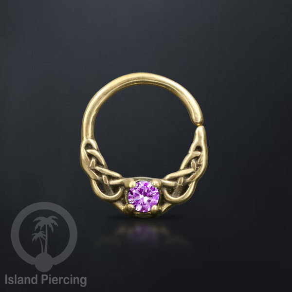 Septum Piercing dan Tindik Kuningan Telinga Tragus dan Helix Piercing Batu dan Kristal