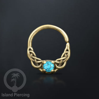 Septum Piercing dan Tindik Kuningan Telinga Tragus dan Helix Piercing Batu dan Kristal