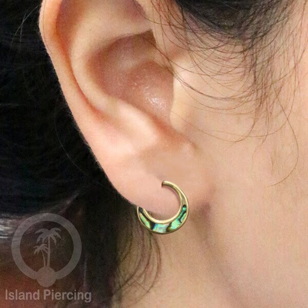 Septum Piercing dan Tindik Kuningan telinga Tragus dan Helix Piercing Kerang Laut