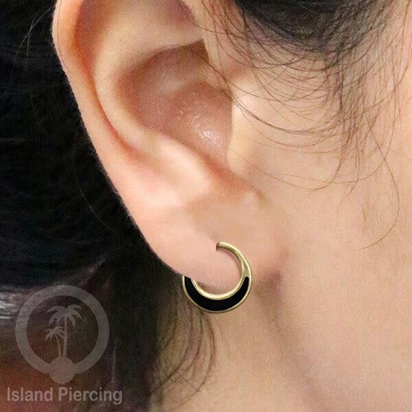 Septum Piercing dan Tindik Kuningan telinga Tragus dan Helix Piercing Kerang Laut
