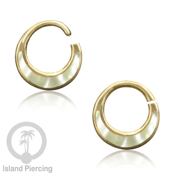 Septum Piercing dan Tindik Kuningan telinga Tragus dan Helix Piercing Kerang Laut