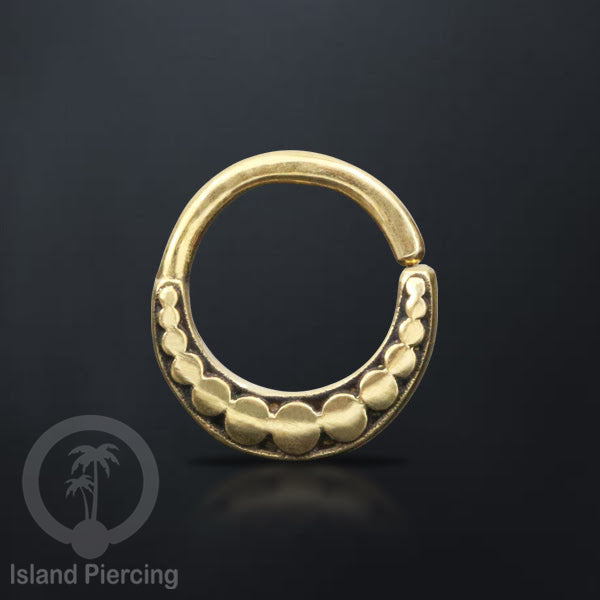 Septum Piercing dan Tindik anting Kuningan telinga Tragus, Daith &amp; Helix Piercing