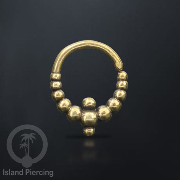 Septum Piercing dan Tindik anting Kuningan telinga Tragus, Daith &amp; Helix Piercing