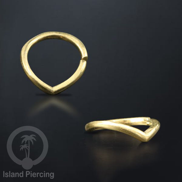 Septum Piercing dan Tindik anting Kuningan telinga Tragus, Daith &amp; Helix Piercing