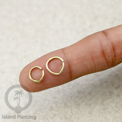 Septum Piercing dan Tindik anting Kuningan telinga Tragus, Daith &amp; Helix Piercing