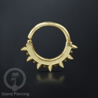 Septum Piercing dan Tindik anting Kuningan telinga Tragus, Daith &amp; Helix Piercing