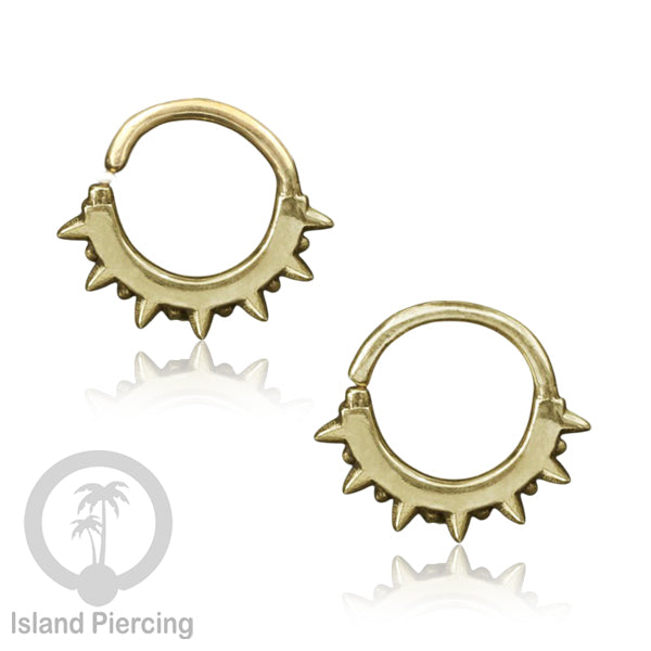 Septum Piercing dan Tindik anting Kuningan telinga Tragus, Daith &amp; Helix Piercing
