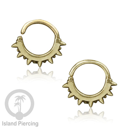 Septum Piercing dan Tindik anting Kuningan telinga Tragus, Daith &amp; Helix Piercing