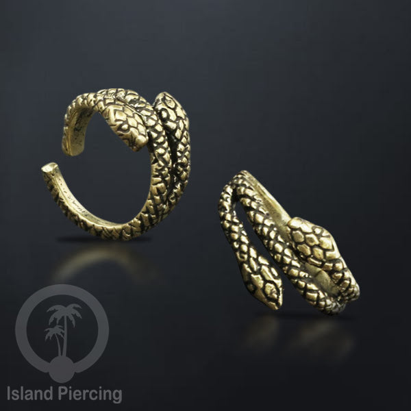 Piercing Brass Tindik Kuningan Telinga Tragus dan Helix Piercing ukuran 6 &amp; 8mm