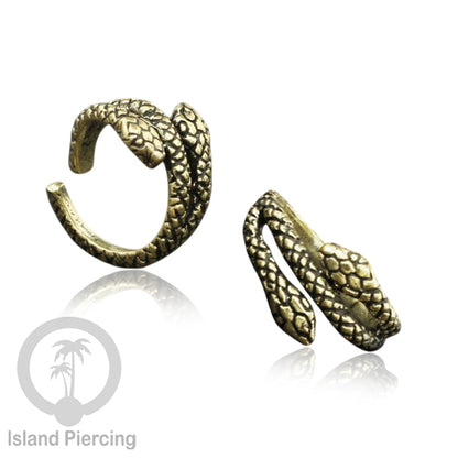 Piercing Brass Tindik Kuningan Telinga Tragus dan Helix Piercing ukuran 6 &amp; 8mm
