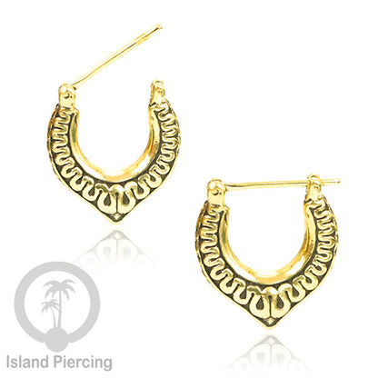 Brass Piercing Clickers. Tindik Tragus dan Helix dari Kuningan, Tindik Telinga dari Kuningan.