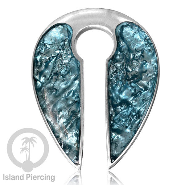 Tindik Anting Piercing Epoxy dan Kuningan Ear Expander dan Ear Clicker